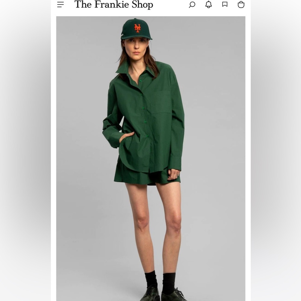 The Frankie Shop Lui Organic Cotton Shirt